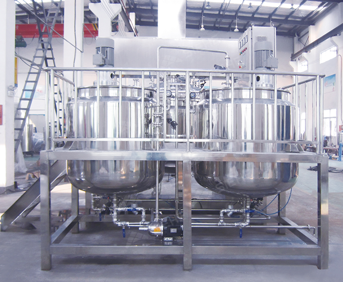 Vacuum Emulsifying Mixing Unit