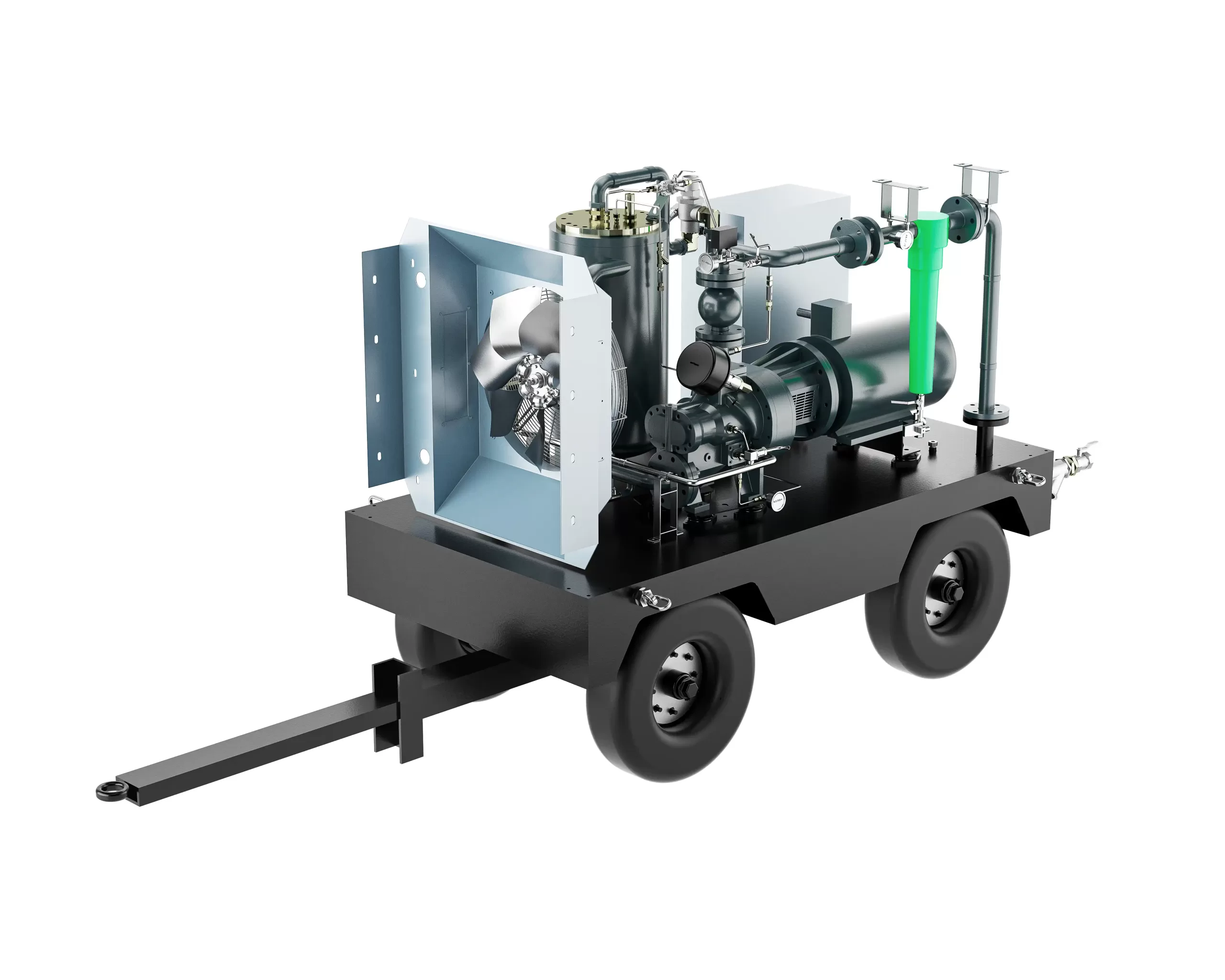 diesel driven mobile air compressor - seize air compressor